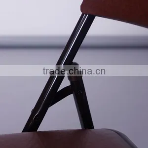 Hot Cheap PU Leather Folding Chair With Metal Frame 1083A thumbnail-3