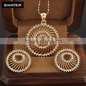 Fine Jewelry Wholesale Gold Stainless Steel Set Jewelry thumbnail-4