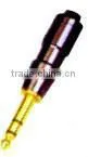 6.35MM GOLD Color STEREO PLUG thumbnail-1