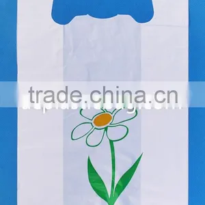 Biodegradable Plastic Bags T-shirt Plastic Bags With Oxo-Biodegradable Additive D2W thumbnail-3