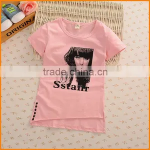 Korean Girls Wear T-shirt New Summer Fashion All-match Korean Children's WeChat Agent thumbnail-3