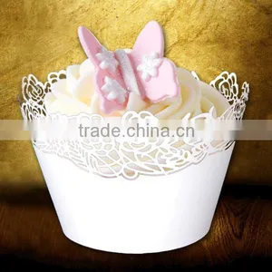 Rose Baking Cups for Cupcakes Cake Decorating Paper for Weddings thumbnail-4