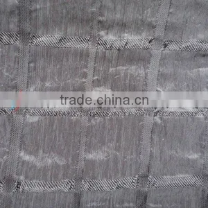 380T Black Nylon Taffeta Plaid Fabric thumbnail-1
