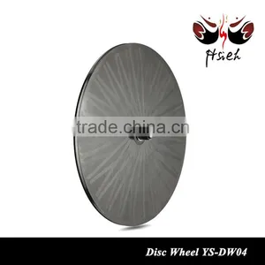 700c Carbon Bicycle Disc Wheel/ 700c Disc Brake Wheels / Carbon Fiber Wheels With Special Pattern Finish thumbnail-1