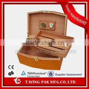 Fashion Humidor Box Spanish Wood thumbnail-2