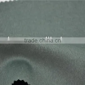 Hot Selling Light Green 100 Wool Fleece Woolen Fabric for Coats thumbnail-1