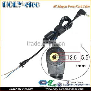 Top Quality DC Tip Plug Copper Connector Repair Cord Cable for IBM Lenovo Laptop LCD AC Adapter Charger 5.5 X2.5 mm Pin thumbnail-1