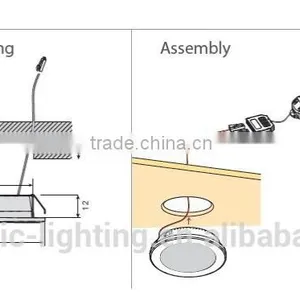 LED Cabinet Light for Jewelry Display Cabinet,TUV/CE Approved Led Furniture Light,12V Led Spot Light thumbnail-3