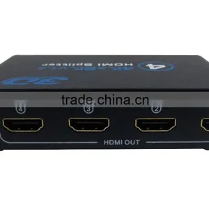 1x4 HD MI 2.0 Splitter 4K 1080P 4 Port H DMI Splitter 1 in 4 0ut Audio Video Converter Support HDCP 3D With 5V Power Adpter thumbnail-4