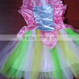Carnival Party Pretty Princess Flower Girl Dance Dress Butterfly Wings Costume thumbnail-3