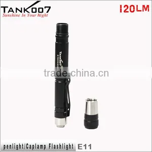 Dry Battery Power Source and Mini LED Light Torch Flashlight Silver thumbnail-5