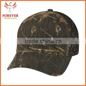 Cheap Camouflage Oak Tree Mesh Back Baseball Visor Cap thumbnail-2
