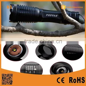 Zoomable C-REE XML T6 LED Bulb Aluminum Hand Torch thumbnail-1