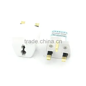 UK Plug Adapter, 3 Pin UK Adapter Plug, Universal Travel Converter Plug thumbnail-1