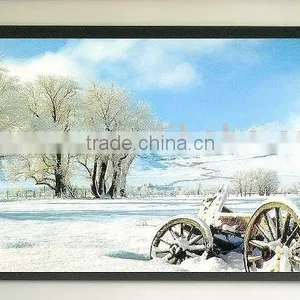 Fixed Frame Projection Screen With High Contrast Theatre Fabric thumbnail-1
