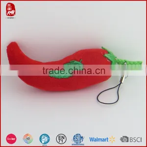 Factory Wholesale Stuffed Vegetables Cute Plush Keychain thumbnail-4