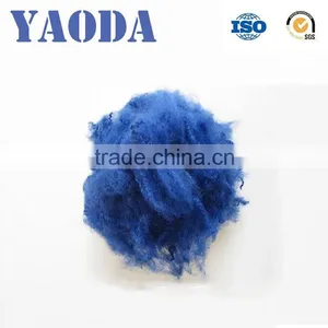 China Manufacturer 1.5D X38mm Dope Dyed Polyester Staple Fiber thumbnail-1