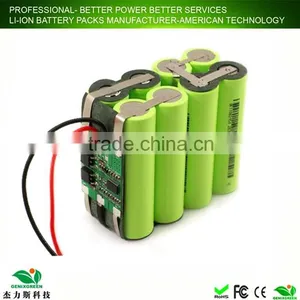 14.8v li Ion Battery Pack Factory Direct 18650 li Ion Rechargeable Battery Pack thumbnail-1