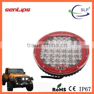 HOT!!! RED 185W CIRCLE LED Work Light Voltage 10-30 Waterproof IP67 for SUV OFFROAD CARS TRUCK thumbnail-1