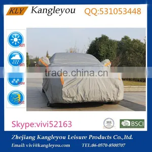 PEVA + PP Cotton Waterproof and UV Protection Car Frost Protector Car Cover thumbnail-1