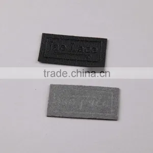 Bespoke Embossed Private Logo Faux Leather Patch thumbnail-2
