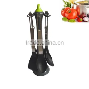 High Quality Silicone Kitchen Utensils With Stainless Steel Handle Of Cooking Utensils With FDA LFGB Certification thumbnail-2