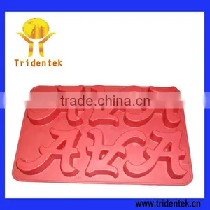 Silicone Alphabet Letter Chocolate Molds thumbnail-1