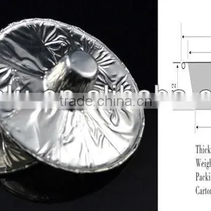 3.5" Round Aluminium Foil Lids for Aluminium Foil Container ZHONGBO thumbnail-1