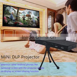 P8 RK3128 Micro Projector P8 DLP Mini Quad Core 1g 8g CPU 2.4G & 5.8G Dual-band Wifi Android Mini Projector thumbnail-4