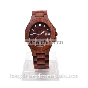 Hot Sale Wrist Watch for Adult Quartz Wood Watch thumbnail-5