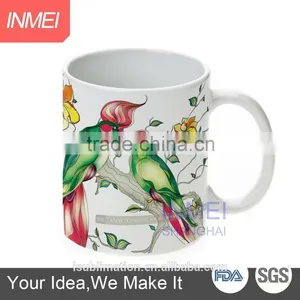 Sublimation Ceramic White Mug thumbnail-1