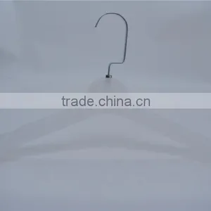 HEAD 16" Wholesale White Plastic Suit Coat Hanger for Garment Clothes thumbnail-2