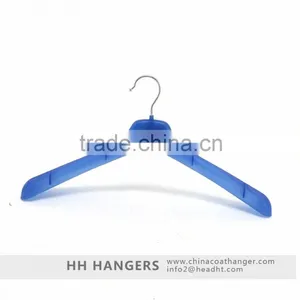 Semitransparent Blue Plastic Suit Clothing Hanger thumbnail-2