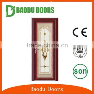 Beautiful Aluminum Toilet Door Soundproof Interior Glass Door thumbnail-4