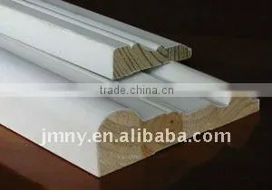White Solid Wood Pine Architrave Trim Moulding thumbnail-1