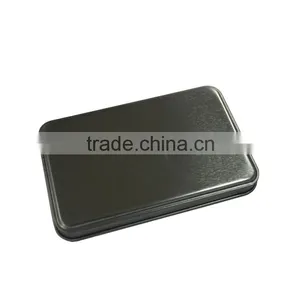 Small Square Candy Mint Case Tin Box With Hinge Custom Emboss Lid/tin Box thumbnail-5