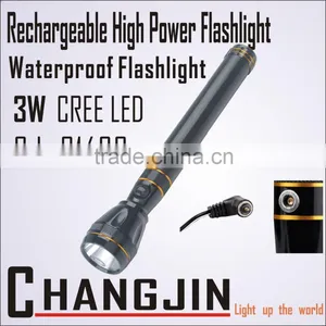 Best Selling Aluminum Alloy Led Direct Charging 3w High Power Led Flashlight thumbnail-1