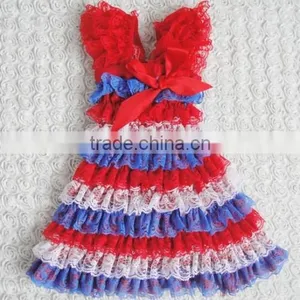 Cheap And Fine Baby Lace Rompers Children Girl Bow Baby Lace Rompers thumbnail-5