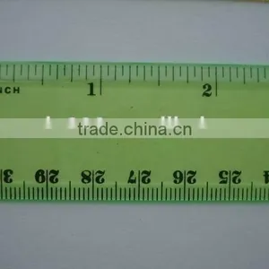 Custom 12' 30cm Plastic Ruler thumbnail-2