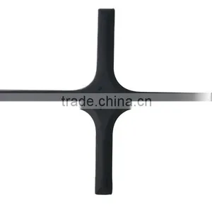Cast Iron Black Cross Chair Base thumbnail-4