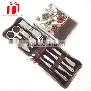 High Quality 8pcs Manicure Set In Diamond Style Case Professional Nail Care Kit thumbnail-1