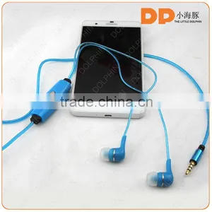 China Factory Wholesale Oem Brand Logo LED EL Earphone Fancy Lighting With Music Playing Novelty Earphone for HTC Mobile thumbnail-1