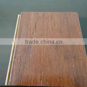 2013 Stained HandScraped/Brushed Easy Installation Click Connection Strand Woven Bamboo Flooring,Fantastic Floor thumbnail-1