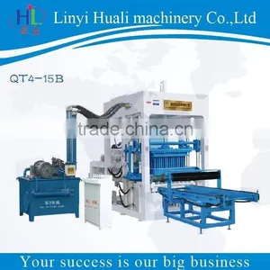 Italy QT4-15B Medium Size Fully Automatic Hydraulic Interlocking Vibrated Block Making Machine Price thumbnail-5