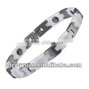 Simple Style Very Popular White Ceramic Bracelet thumbnail-1
