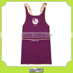 Custom Promotional Pongee Polyester Girl Apron thumbnail-1