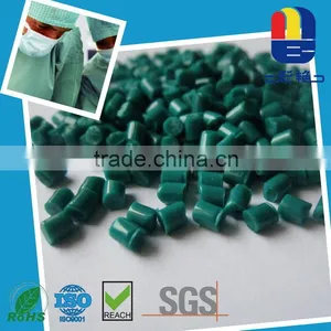 Green Masterbatch for SMS SMMS SMMMS Nonwoven Fiber thumbnail-1