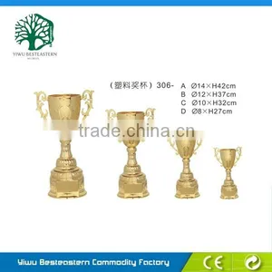Gold Plastic Trophy, Metal Cup, Trophy Cup For Sports thumbnail-1