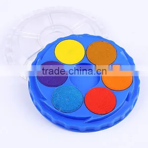 Art Manufacturer Wholesale New Modle 24 Color Watercolour Stack Twist Tray, 20mm*05mmn Large Color Cake thumbnail-5