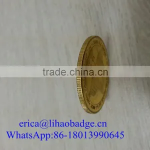 Gold Plating Embossed Double Side Custom Metal Coin thumbnail-3